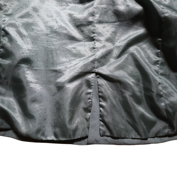 H&M Cotton Linen Blazer Sage Green Single-Breasted US 18 (Fits Like 12) SoftGirl - Picture 11 of 16